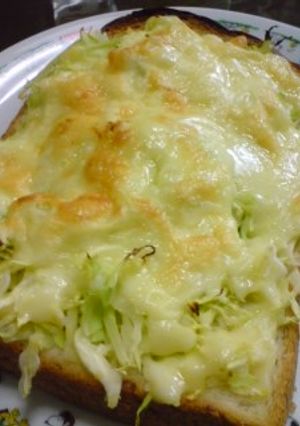 コンソメで☆キャベツチーズトースト-レシピのメイン写真