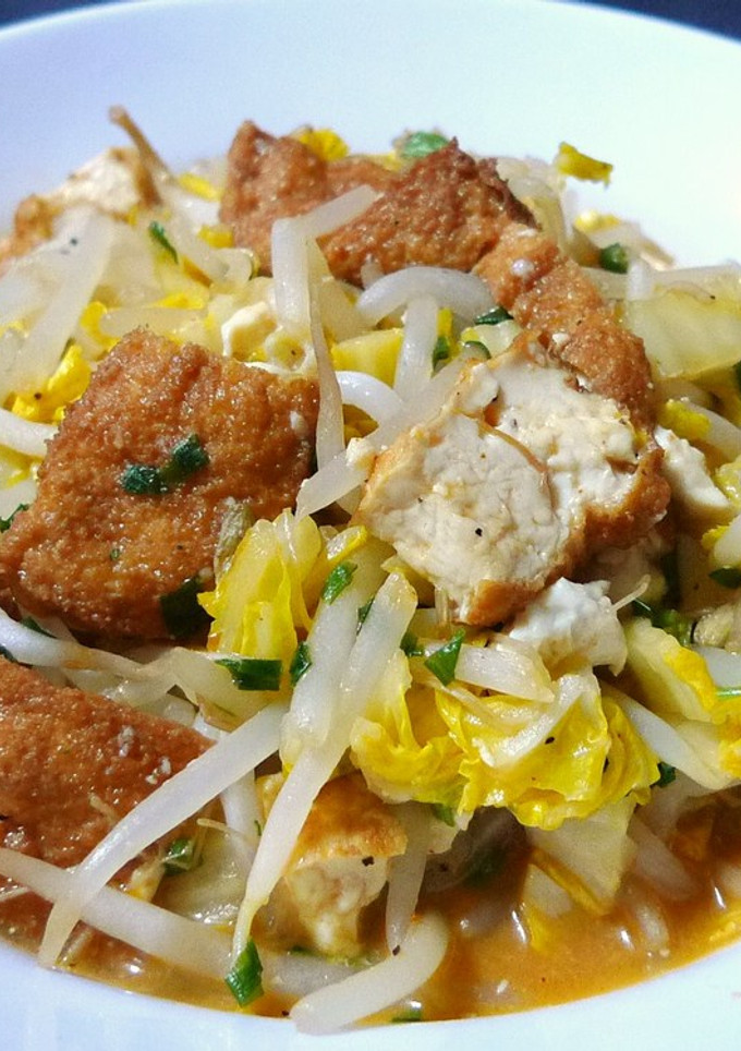 白菜と厚揚げのコチュ味噌炒め-レシピのメイン写真
