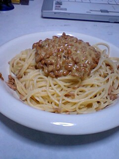 納豆ツナパスタ-レシピのメイン写真
