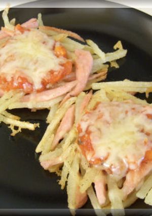 ＊お魚ソーセージでじゃがピザ＊-レシピのメイン写真