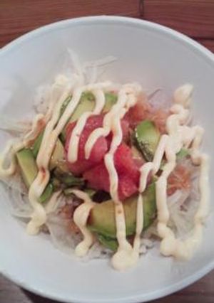 超簡単！明太アボガ丼！-レシピのメイン写真