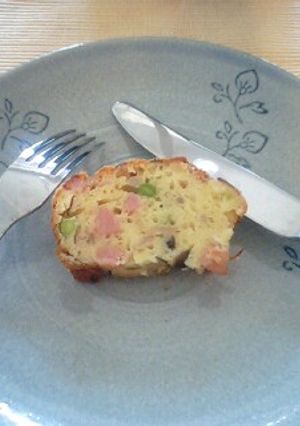 きのことベーコン、枝豆のケークサレ-レシピのメイン写真