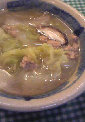 白菜とひき肉のおいしいスープ-レシピのメイン写真