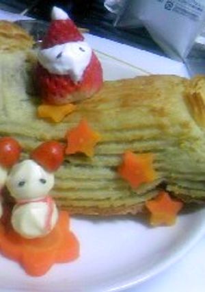 ケーキじゃないよ♪ブッシュドノエル-レシピのメイン写真