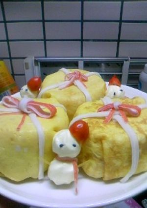 オムライスのプレゼント-レシピのメイン写真