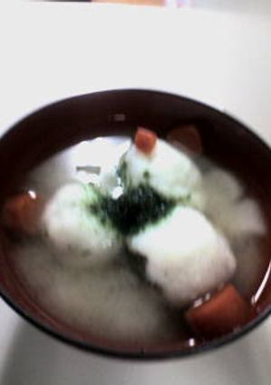 あんもち雑煮　[離乳食後期～幼児食]-レシピのメイン写真