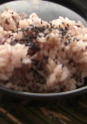 ☆　お赤飯　～１分鍋ですぐ出来る～　☆-レシピのメイン写真