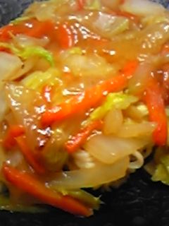 お家にあるものであんかけ焼きそば-レシピのメイン写真
