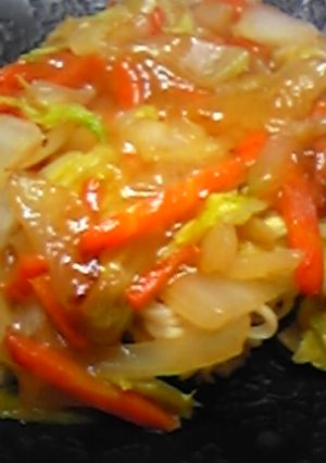 お家にあるものであんかけ焼きそば-レシピのメイン写真