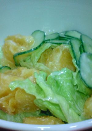 焼き芋サラダ～お芋のおいしい季節に♪～-レシピのメイン写真