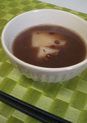 鏡開きに、缶詰めで簡単ぜんざい♪-レシピのメイン写真