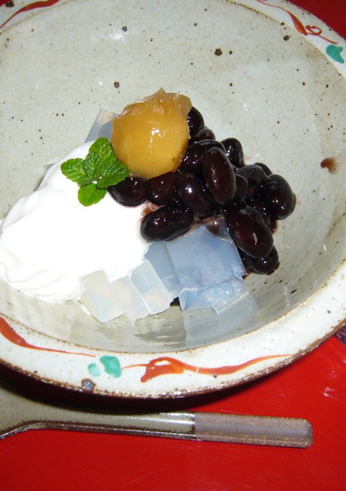 黒豆クリームかんてん～たっぷりの黒蜜で～-レシピのメイン写真