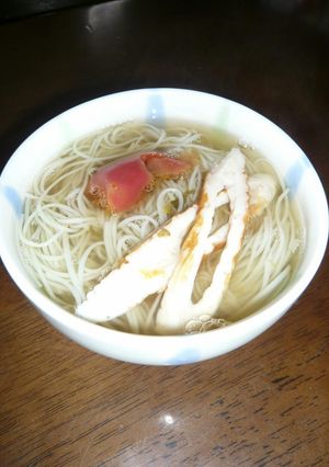 梅ぇ~そうめん-レシピのメイン写真