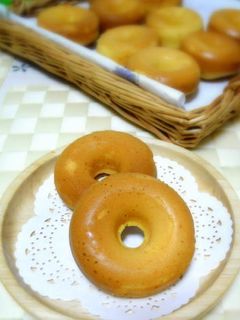 ホットケーキミックスで焼きドーナツ-レシピのメイン写真