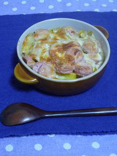 おさかなのソーセージでグラタン♪-レシピのメイン写真