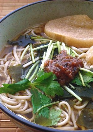 梅そば-レシピのメイン写真