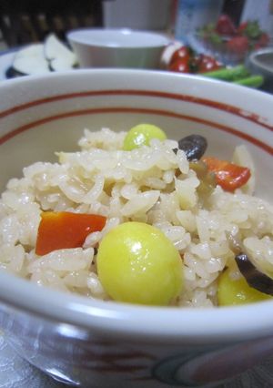 中華おこわ風★ふんわり炊きこみごはん-レシピのメイン写真