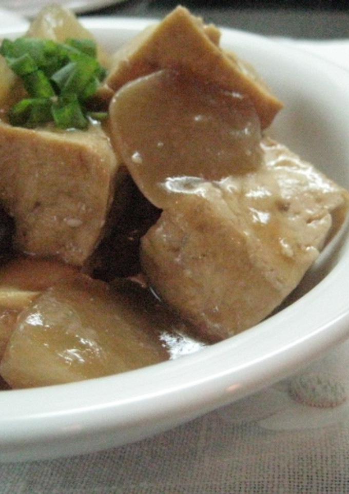 鶏肉と厚揚げ　大根の筑前煮風-レシピのメイン写真