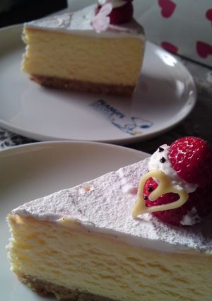 濃厚チーズケーキ（ﾎﾜｲﾄチｮｺ）-レシピのメイン写真