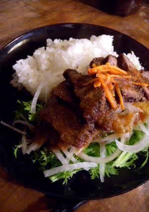 ビーフ＆サラダ丼-レシピのメイン写真