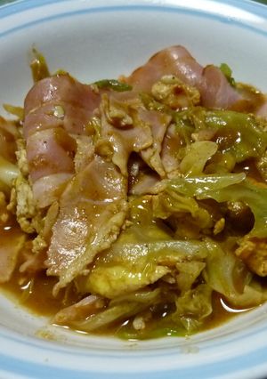 簡単♪カレーソースでご飯がススム！！-レシピのメイン写真