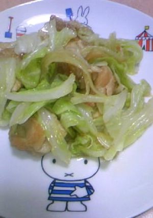 鶏モモとキャベツのゆず胡椒炒め-レシピのメイン写真