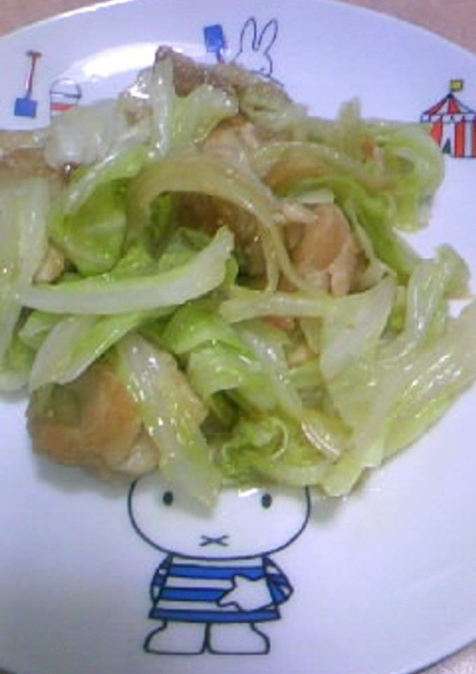 鶏モモとキャベツのゆず胡椒炒め-レシピのメイン写真