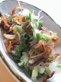 豚軟骨の葱おろし和え。-レシピのメイン写真