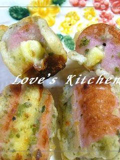 チーズinお魚ソーセージの磯辺揚げ-レシピのメイン写真