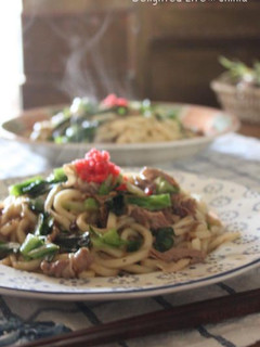 バター醤油の焼きうどん-レシピのメイン写真