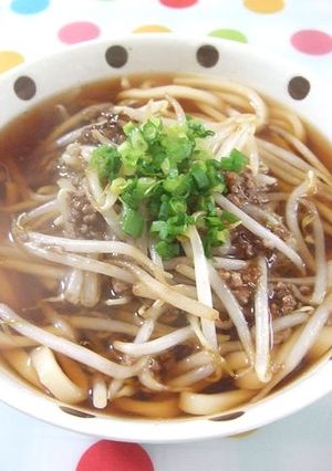 コク旨❤簡単もやしうどん-レシピのメイン写真