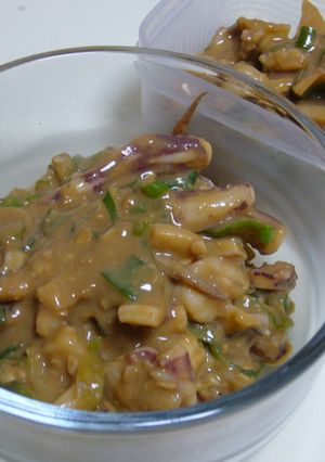 『ゲソのワタ味噌煮』-レシピのメイン写真