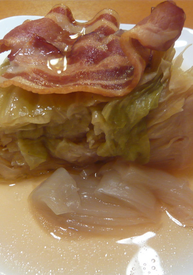 圧力鍋で☆キャベツとベーコンのとろとろ煮-レシピのメイン写真