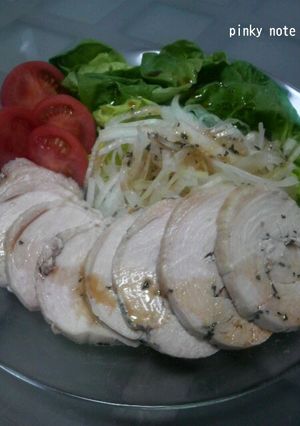 安うま＊鶏ハム-レシピのメイン写真