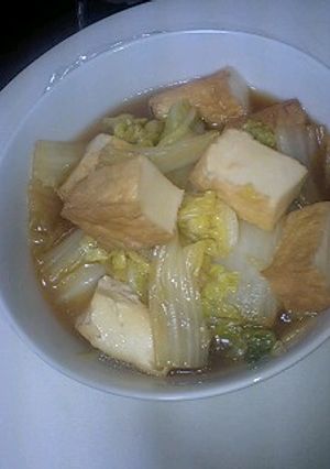 白菜と厚揚げのうま煮☆-レシピのメイン写真