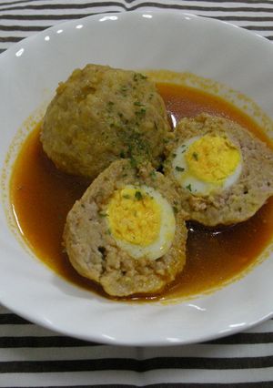 卵入りミートボール-レシピのメイン写真