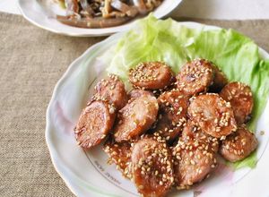 お弁当のおかず！魚肉ソーセージの甘辛焼き-レシピのメイン写真