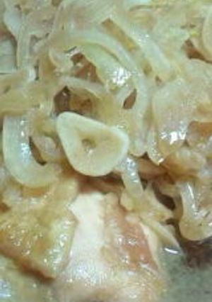 ニンニクと玉ねぎの鶏すっぱ焼き-レシピのメイン写真