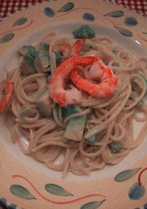 海老とアボカドのクリームパスタ-レシピのメイン写真