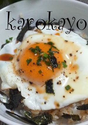 目玉焼き丼-レシピのメイン写真
