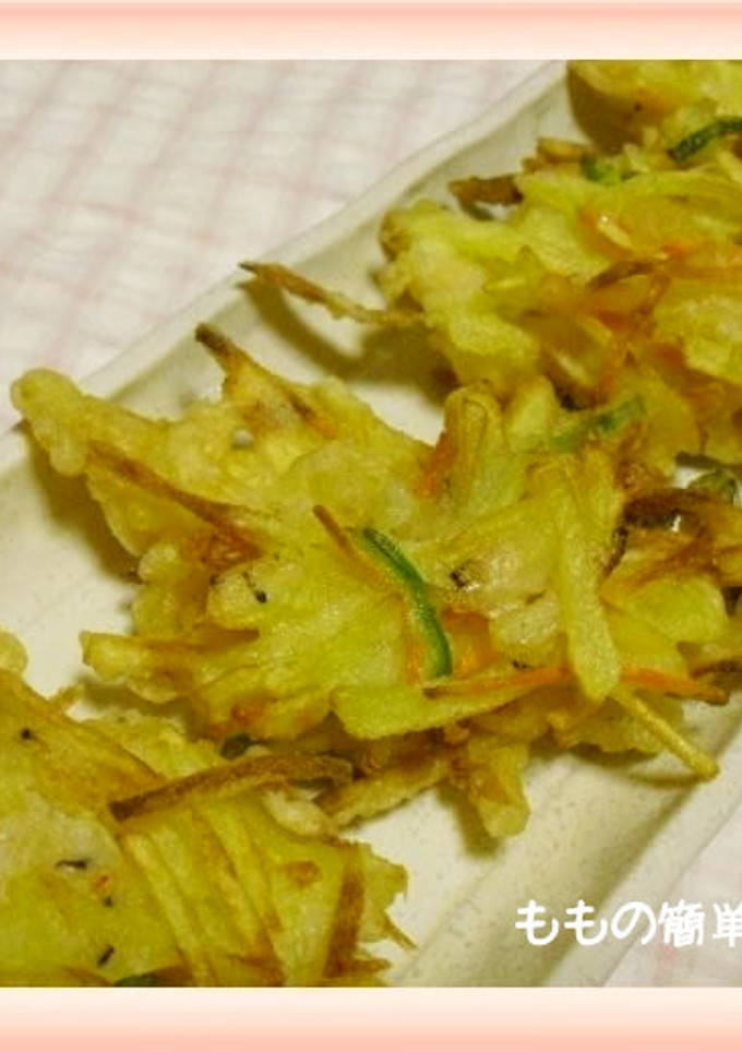 簡単☆じゃが芋☆かき揚げ♪-レシピのメイン写真