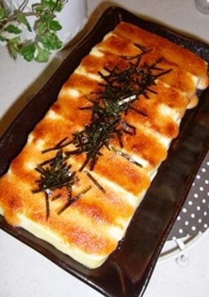 豆腐のこんがり☆あつあつ明太マヨソース♪-レシピのメイン写真