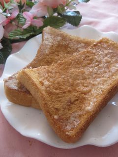 酒かす&練乳トースト-レシピのメイン写真