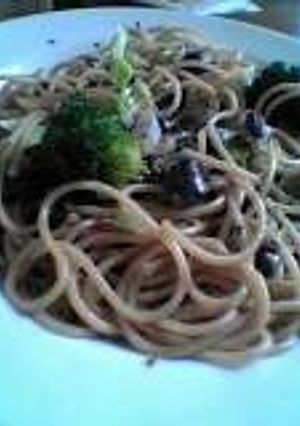 全粒粉パスタで黒豆ジェノベーゼ-レシピのメイン写真