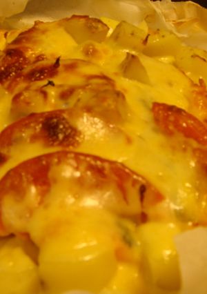 鮭と野菜のとろ～りチーズホイル焼き-レシピのメイン写真