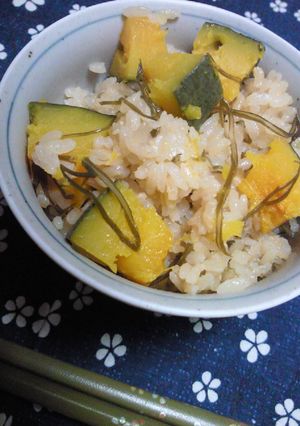 簡単かぼちゃごはん♪-レシピのメイン写真
