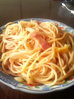 簡単!白菜のペッパーしょうゆパスタ♪-レシピのメイン写真