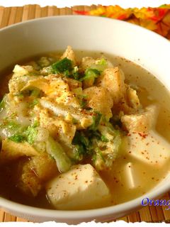 白菜豆腐の卵とじ~しょうが風味~-レシピのメイン写真