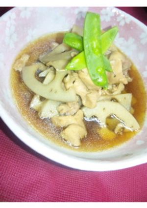 簡単！ウマウマ★鶏肉とレンコンの煮物-レシピのメイン写真