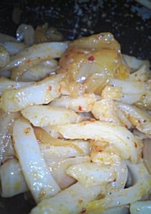 【キムチ】余った豚キムチ【うどん】-レシピのメイン写真